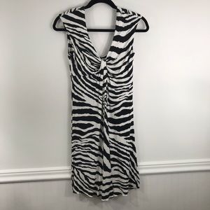 Express zebra print dress